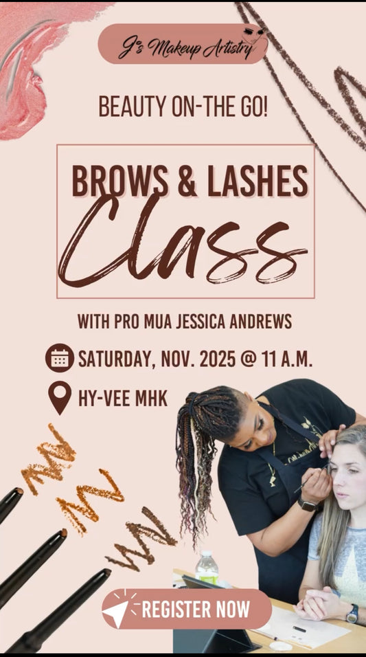 Beauty On-The-Go Brows & Lashes Class